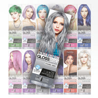 Knight & Wilson Colour-Freedom Gloss Pro 150ml Storm Grey Semi-Permanent Hair Colour - Ultra-Vibrant Vegan Colour Mask with PurePlex | Ammonia Free Colour Lasts Up To 6-10 Washes