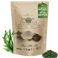 Chlorella Tablets | 5000mg per Serving | 300 Tablets | Organic | Cracked Cell Wall | Energy & Natural Detox | High in Vitamin A & B12 | Source of Iron | MySuperfoods