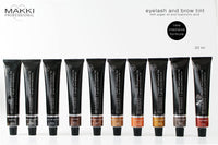 01 Black Makki Professional Intensive Eye lash and brow tint dye with argan oil & hualuronic acid 22ml