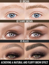 Anglicolor Eyebrow Pen Easy to Use, Eyebrow Brush Quick Drying,Microblading Eyebrow Pen Natural,Hair-Like Strokes, 24hrs Long-Lasting,Waterproof,Smudge-Proof,Multiple Uses (01brown)