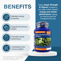 Zipvit High Strength Vitamin B Complex, 8 Vitamins Plus Inositol & Choline