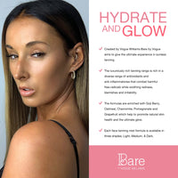 Bare by VogueFake Tan - Self Tan Face Mist, Spray Tan Solution - Light Tan for a Natural Glow on Face & Body - Easy Application Face Tan Mist
