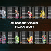 OUT ANGLED Out Angled Creatine Monohydrate Powder, Italian Grape, 50 Servings, Micronised for Easy Mixing, Muscle Growth, Muscle Recovery and Strength Performance