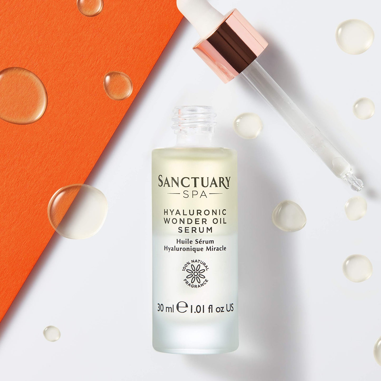 Sanctuary Spa Facial Oil, Hyaluronic Wonder Oil Serum, 30 ml