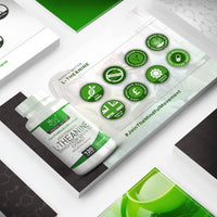 Mindful Matter MM L Theanine | 120 L-Theanine Capsules from Green Tea - High Strength 1000mg Green Tea Extract Providing 400mg L'theanine per Serving | L Theanine Supplement | Non-GMO Gluten Free | Made in UK