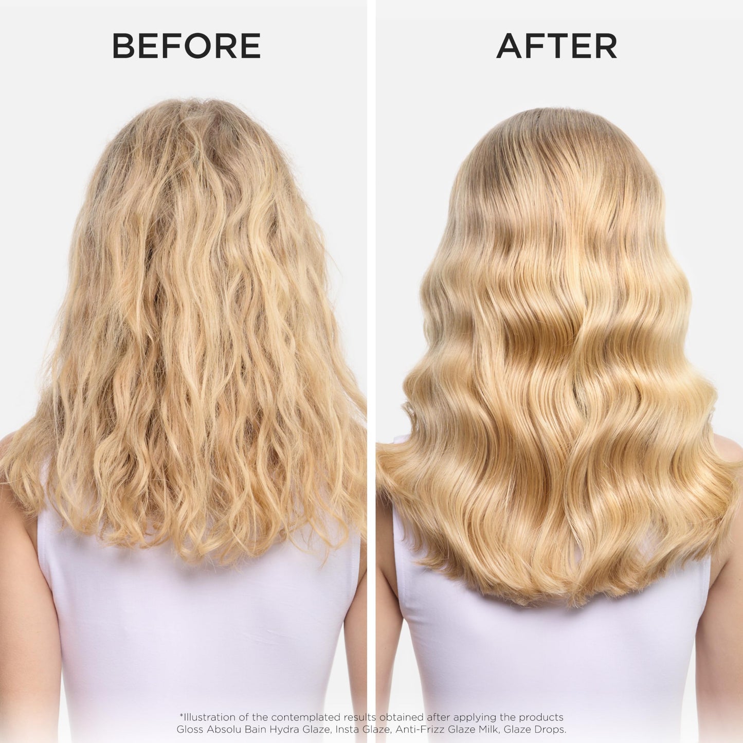 KÉRASTASE Kérastase Gloss Absolu Bain Hydra-Glaze Shampoo, Illuminating Anti-Frizz Cleanser With Glycolic & Hyaluronic Acids Plus Wild Rose 250ml, For Dull Hair