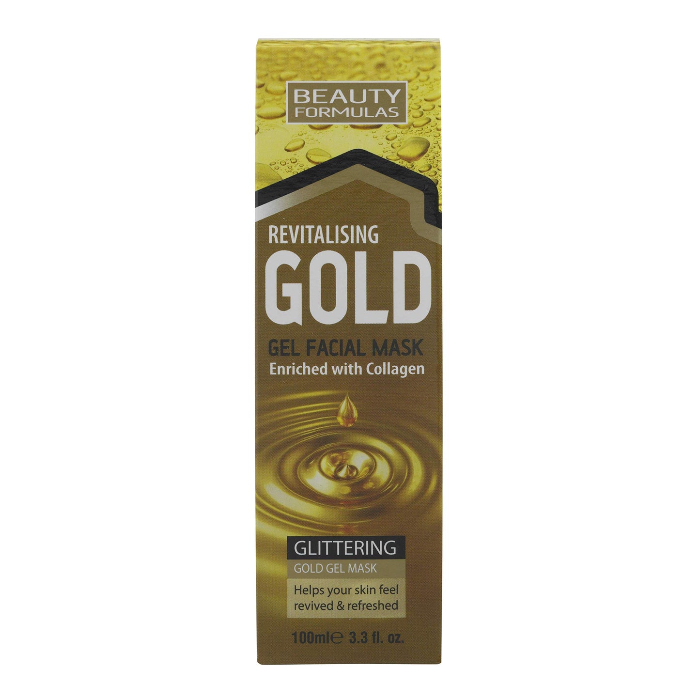 Beauty Formulas Revitalising Gold Gel Facial Mask