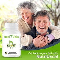 Gout and You NutriUrica - Uric Acid Support with 6 Key Ingredients - 500 mg 90 Vegetarian Capsules