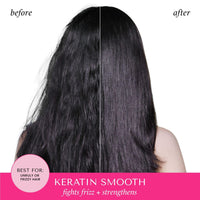 HASK Keratin Smoothing Deep Conditioner Treatment for all hair types, colour safe, gluten-free, sulfate-free, paraben-free - 1 50mL Packette