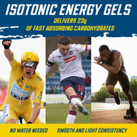 Applied Nutrition ISOTONIC Caffeine Free Energy Gels | Performance-Enhancing Formula | Zero Fat Zero Sugar | 23g Carbohydrates | Pack of 6 x 60g | Variety Pack