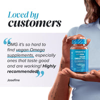 novomins Omega 3 6 9 Gummies |60 Vegan Omega 3 | Heart, Brain & Eyes | Novomins