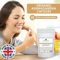 Endless Health UK Ashwagandha Extract | High Strength | 20:1 Extract | 60 Capsules