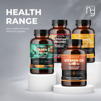 Newgate Labs Vitamin D3 3,000IU 90 High Strength Vegetarian Tablets - Nutritional Supplement - Fight Deficiency - Made in The UK - Halal - GMP Certified