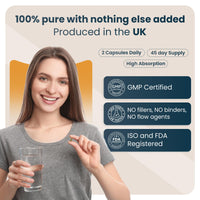 Ayurvedic Shilajit 1000mg & Organic Ashwagandha - 90 High Strength Caps, Fulvic Acid, Mineral Rich Supplement, Stress & Energy Support, Adaptogen, Vegan, GMO-Free, Made in UK by Nature Provides