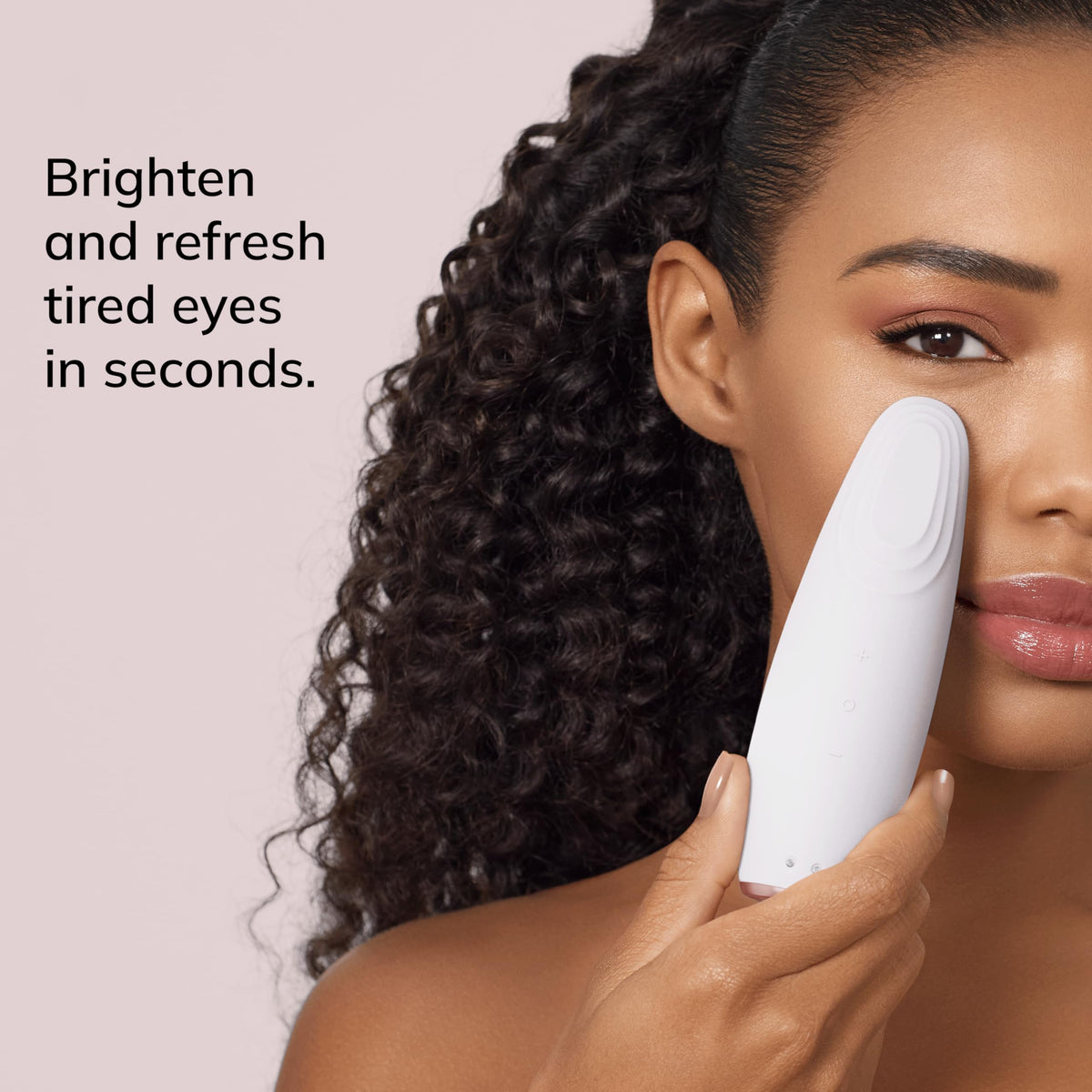 GESKE SmartAppGuided™ Warm & Cool Eye Energizer | 6 in 1 | Heated eye massager | Combat dark circles & under-eye bags | Refresh droopy eyelids | Anti-stress & relaxation | Sonic massaging