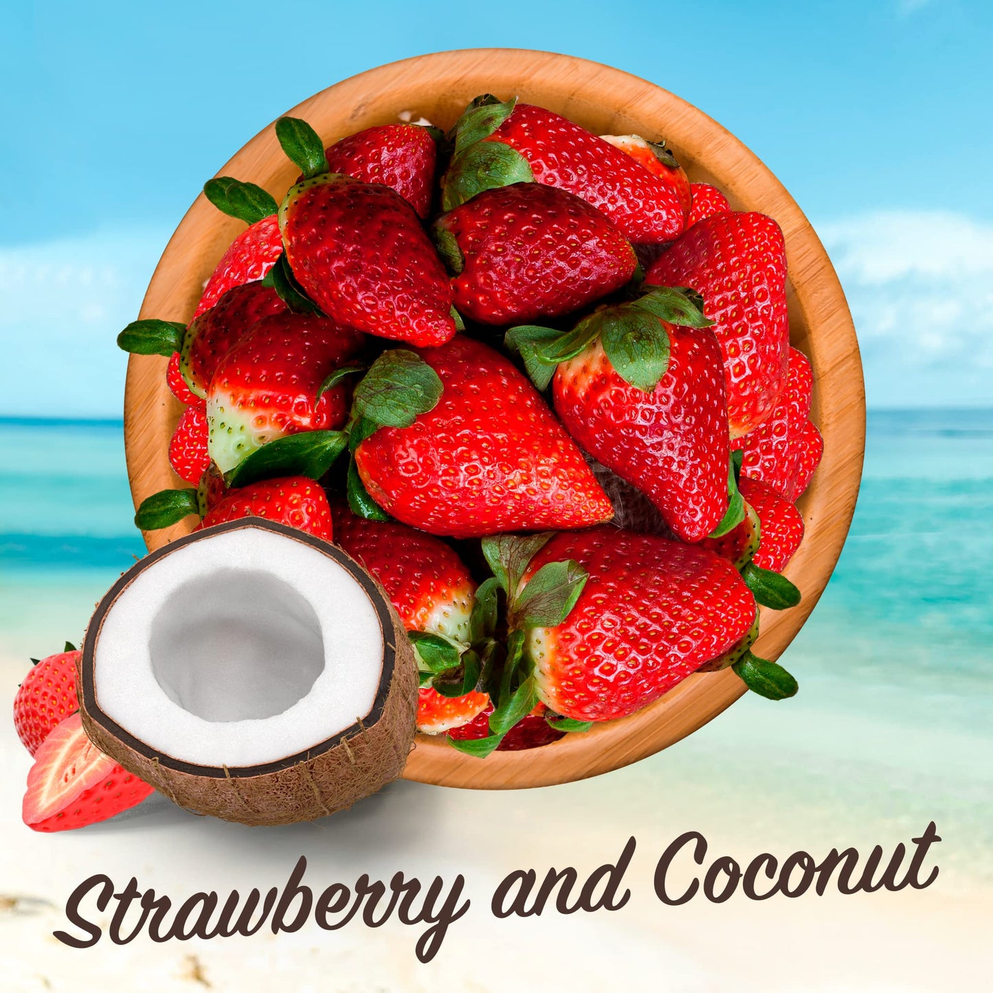 Malibu Sun SPF 30 Sunscreen Lip Gloss, High Protection, Water and Wind Resistant, Coconut and Strawberry, Pack of 2 x 1.5ml