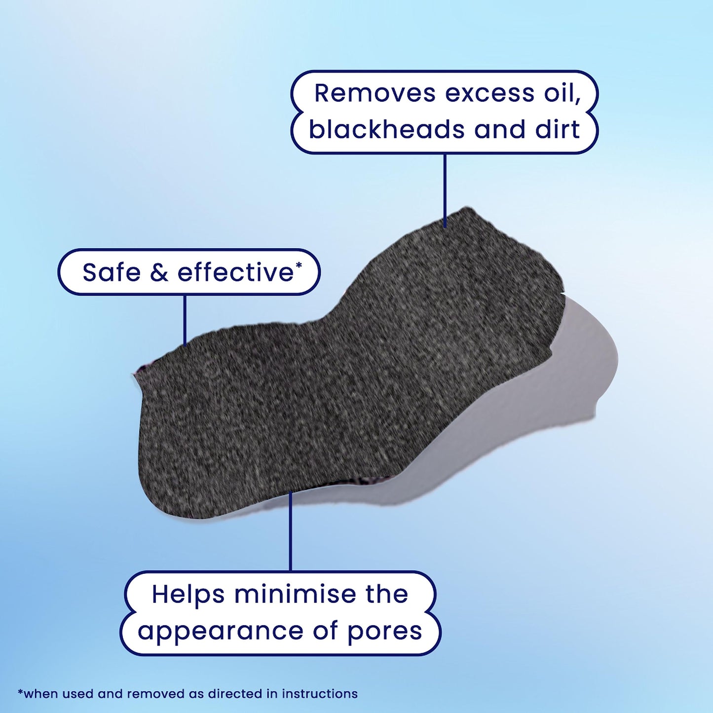 Bioré Biore Charcoal Pore Strips - Pack of 6