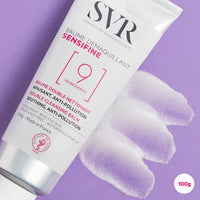 SVR SENSIFINE Soothing Balm-In-Oil Face Cleanser / Make-Up Remover - Clean, 9 Ingredient Formula - Coconut Oil + Shea Butter. Dry, Sensitive, Irritated, Reactive Skin. Ideal for Double Cleanse, 100ml