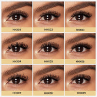 Higu clace HG Lash Extensions, 100pcs Cluster Eyelash Extensions, D Curl, mix 10-16mm, Thin Stem Lash Clusters, Soft and light Lashes, Reusable Makeup for Self-application, DIY at home (HHX07 Mix10-16mm)