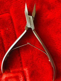 Asm Instruments INGROWN Toe Nail Clippers Nippers Cutters Flame Point Podiatry Instrument 5" Professional Thick Toe Nail Chiropody