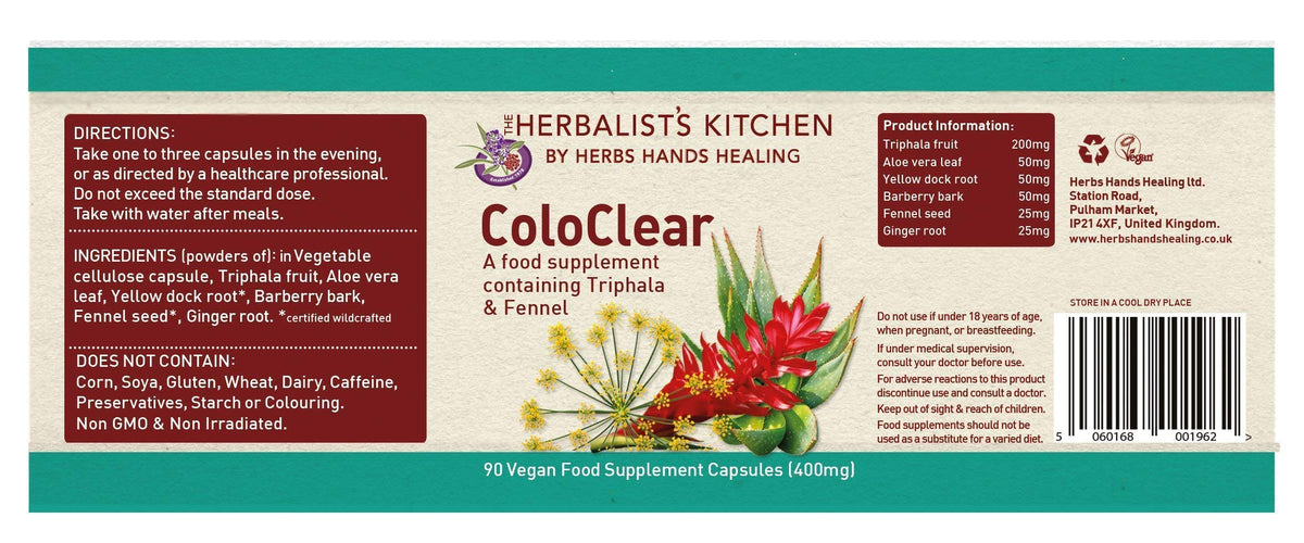 Herbs Hands Healing ColoClear Capsules