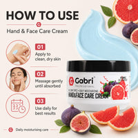 G Gabri Gabri Hand & Face Care Cream 2in1 300ml | Instantly Boosts Moisture Levels, Creates a Protective Layer & Prevents Moisture Loss | Daily Moisturising for All Skin Types