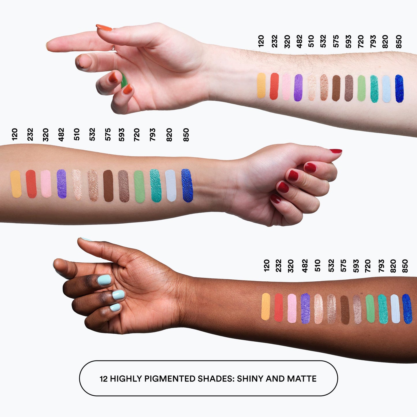 3INA MAKEUP - The 24H Color Liquid Eyeshadow 793 - Turquoise Liquid Eyeshadow - 24H Long-Wearing Waterproof Formula