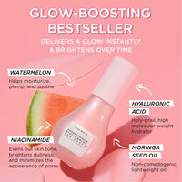 Glow Recipe Watermelon Glow Niacinamide Dew Drops Mini - Brightening Serum with Hyaluronic Acid & Moringa Oil + Vitamin E - Hydrating Face Serum + Hyperpigmentation Treatment - Travel Size (15 ml)