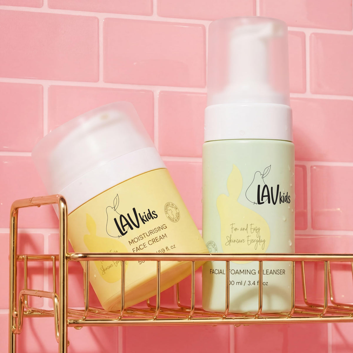 LAV KIDS Lav Kids Moisturising Skin care Foaming face wash 100ml & Face cream 50ml