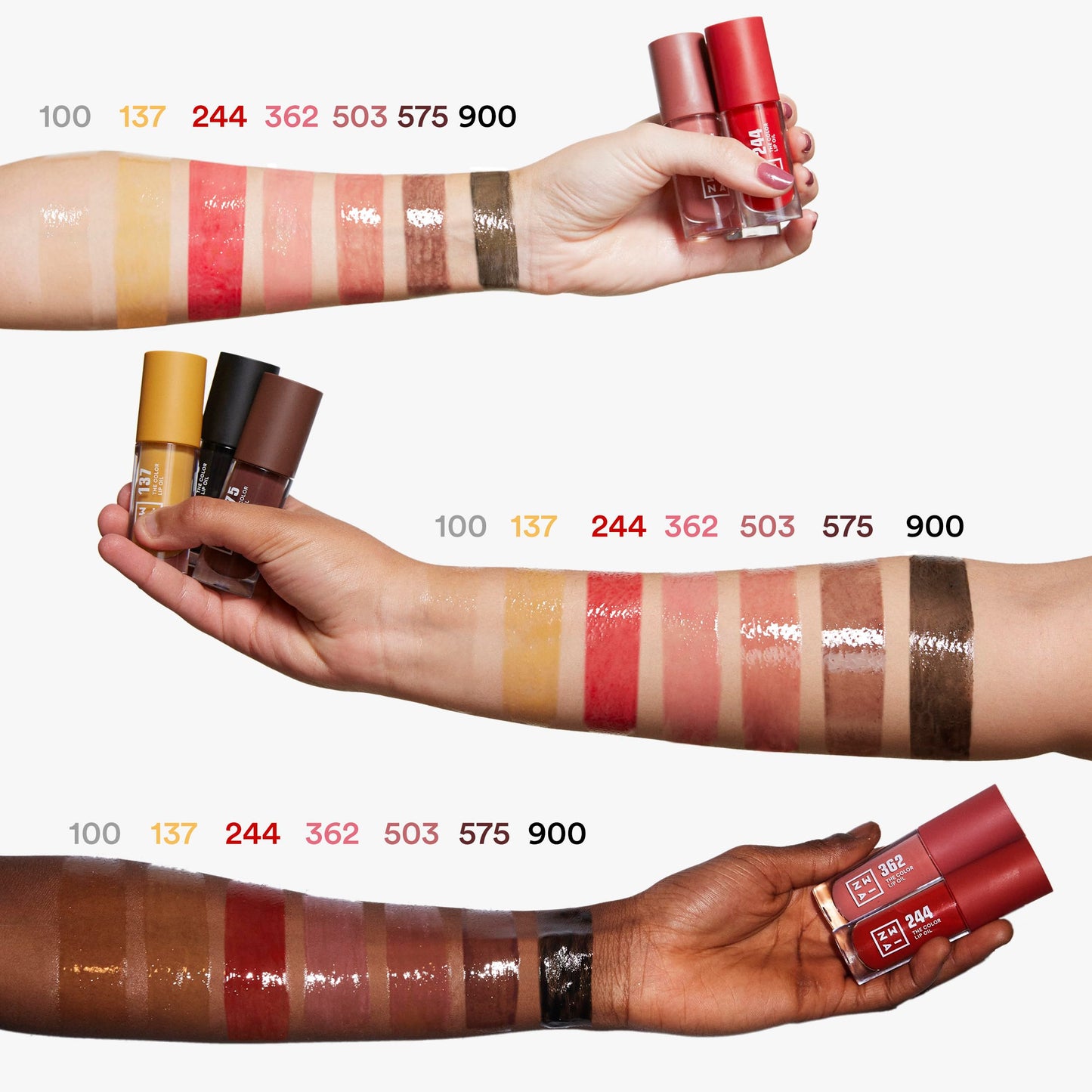 3INA MAKEUP - The Color Lip Oil 362 - Soft pink Lip Gloss with 24h Hydration & Hyaluronic Acid - Lipstick & Lip Balm
