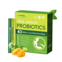 40 Billion CFU Oral Health Probiotic with Prebiotic, Multi Strain Probiotics for Gut Health with Lactobacillus, Multi-Dimensional Compound for Mulajointly Protecting The Oral Cavity 30Packs