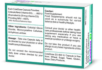 Vitamin D 800 IU –Equivalent to 20 mcg - ColeDose D3, Premium Vitamin - 30 Capsules- One a Day