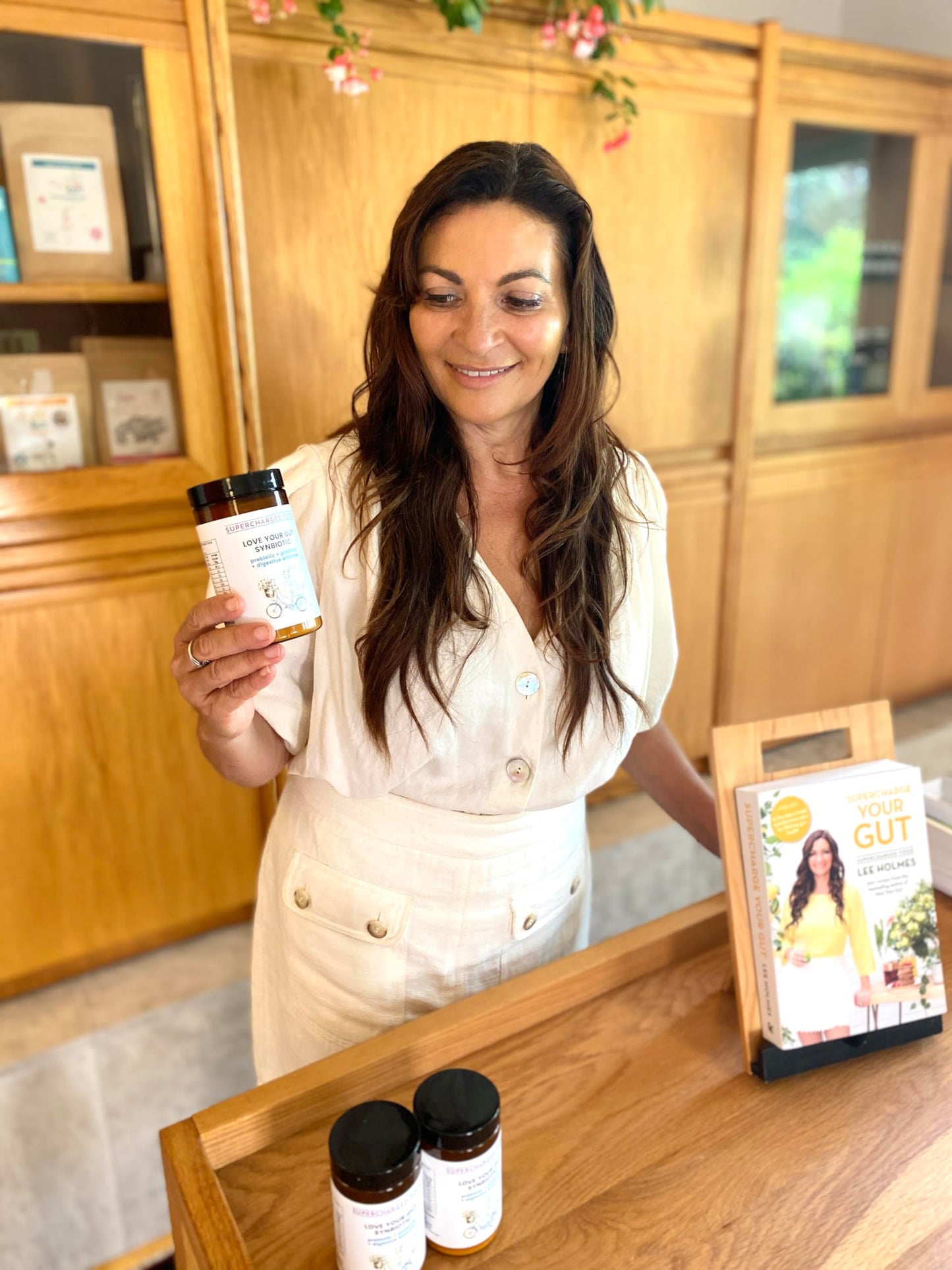 Love Your Gut Synbiotic, Prebiotics, Probiotics, Dietary Fibre and Digestive Enzymes 120g, by Supercharged Food