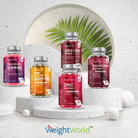Zinc Gummies 25mg per Gummy – 90 Vegan Zinc Citrate Gummies - Natural Raspberry Flavour – Better Alternative to Bitter Zinc Tablets - Immunity, Skin & Hair Gummies - Zinc Supplement for Men & Women