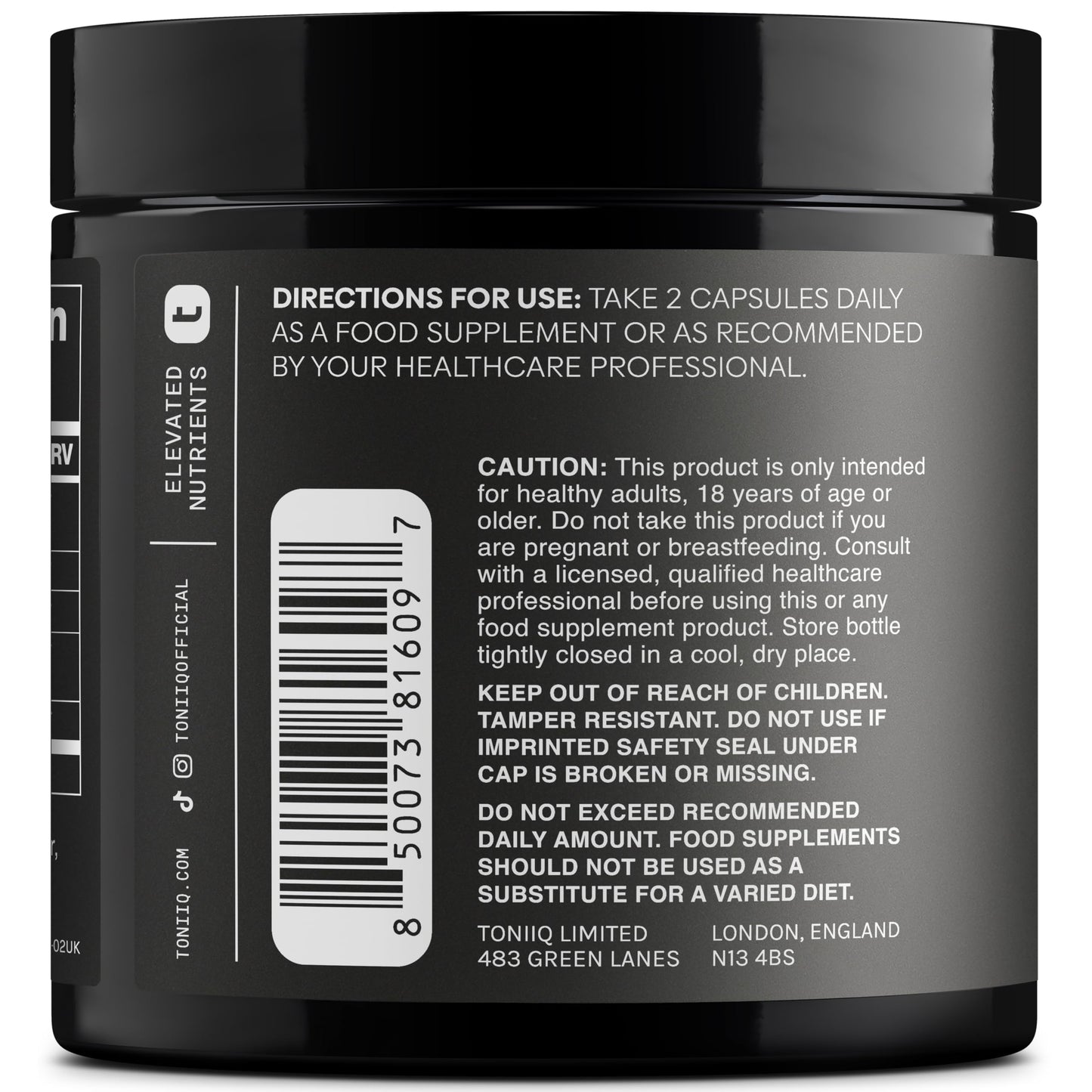 Toniiq Turmeric Curcumin – 48000mg from a 60:1 Extract with 95% Curcuminoids
