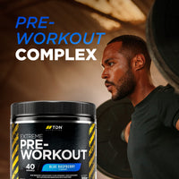 TDN Pre Workout Supplement - Extreme Pre Workout Powder - 40 Servings - UK Made Premium preworkout Drink with beta-Alanine, Taurine, L-Isoleucine, D-aspartic Acid, L-valine, Caffeine