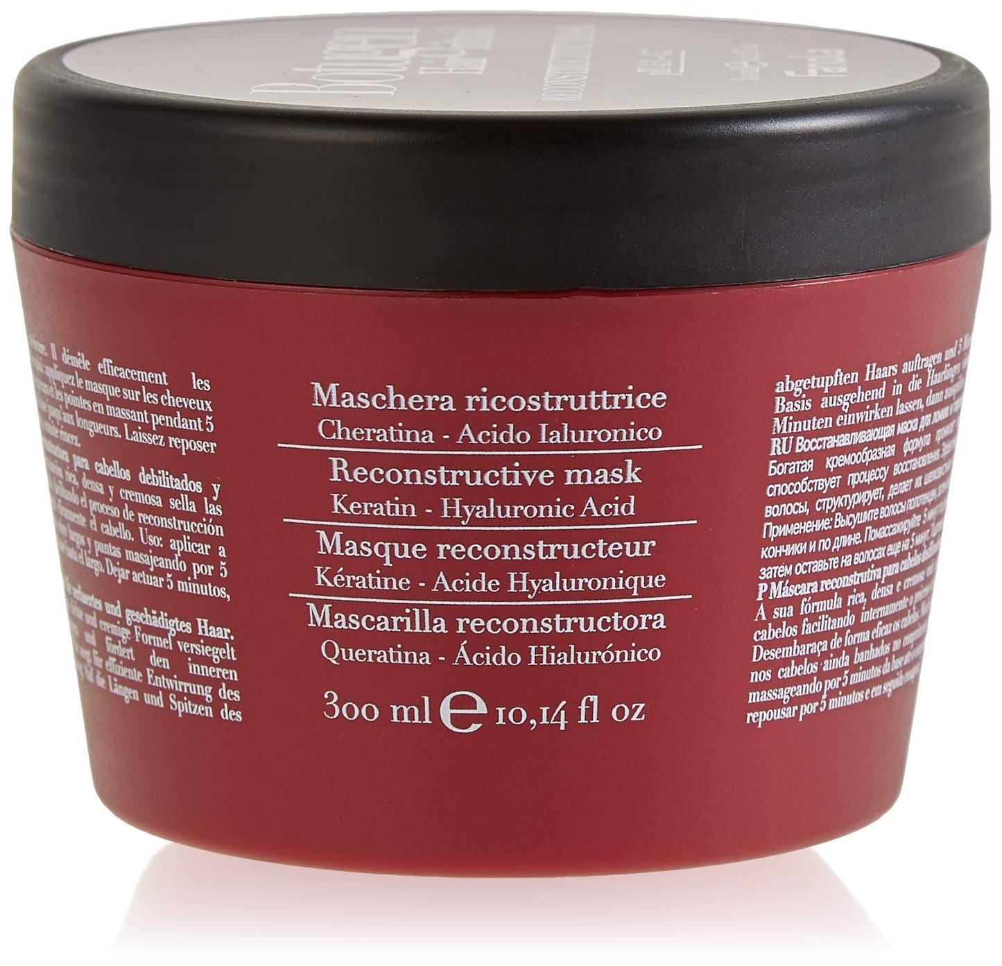 Fanola Restructuring Mask, Hair Mask Treatment Filled with Hyaluronic Acid and Keratin to Restore Body, Volume and Shine, 300