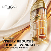 L'Oréal Paris Age Perfect Le Duo Serum Age Defying, Collagen Peptide Booster and Vitamins B3 & C, Instant Firmness, Radiance, Wrinkles Appear reduced, 30ml