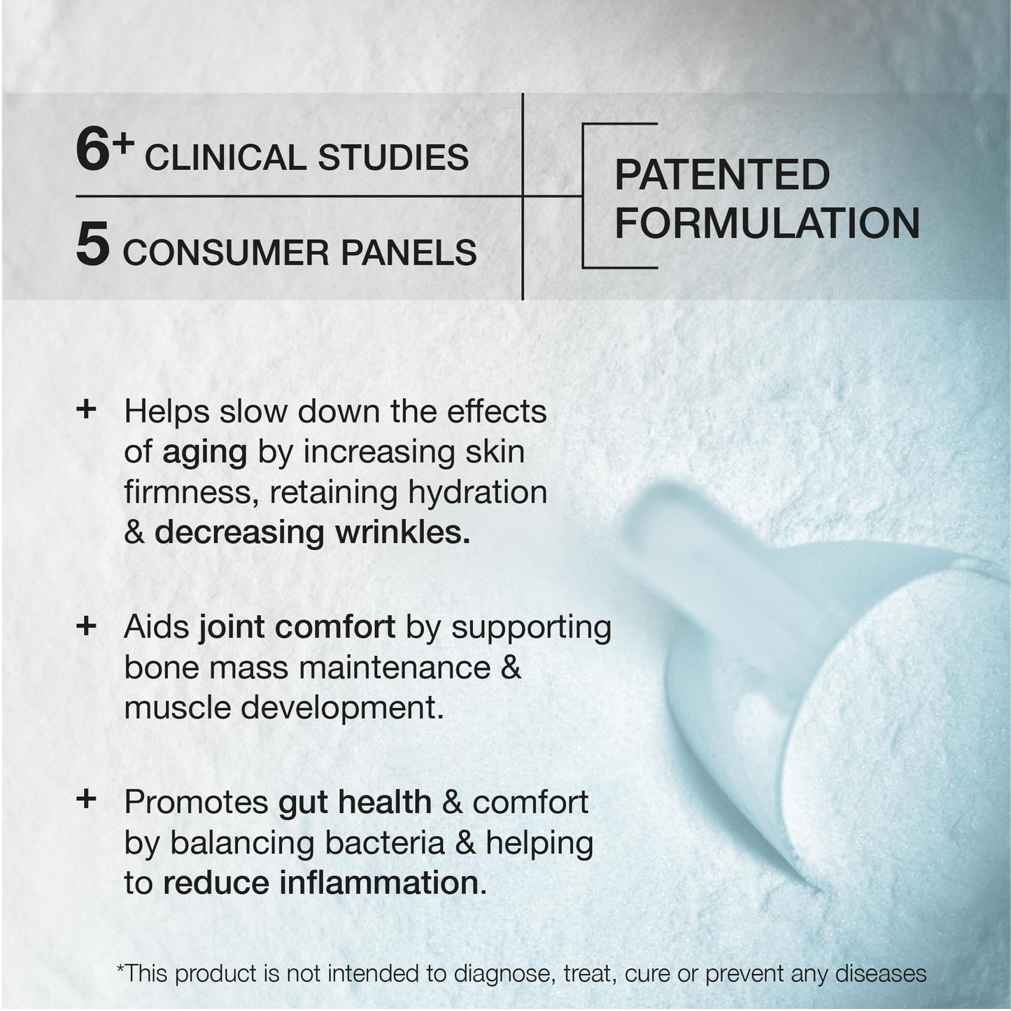 Collagen with Hyaluronic Acid - High Strength 10,000mg - Plus 9 Vitamins - for Skin, Hair, Nails, Gut Health, Bones, Muscles & Joints. Sustainably Sourced. No Additives. Made in UK