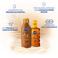 NIVEA Nivea Sun Tropical Bronze Sun Lotion SPF 6, Sun Protection for Long-Lasting Tan without Self-Tanning, Sun Cream with Carotene Extract and Vitamin E, 200 ml