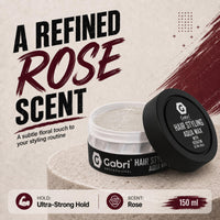 G Gabri Gabri Hair Styling Wax 150ml, Hair Gel Wax, Edge Control, Maximum Control and Long Lasting, Men & Women Hair Wax (Keratin Ultra Hold)