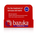 Bazuka Treatment Gel For Effective, Pain-Free Treatment and Removal of Verrucas and Warts. With Emery Board, 6g