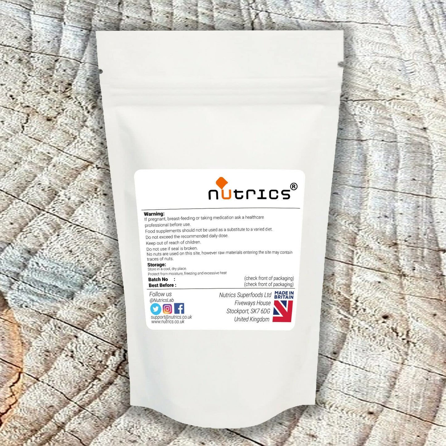 Nutrics® MCT Oil 5000mcg 90 V Capsules (1 Month Supply) Medium-Chain Triglycerides (MCTs) - Boosts Ketones - Suitable for Vegan Vegetarian Halal Kosher