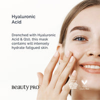 BeautyPro BEAUTYPRO THE GLOW EDIT Spa at Home with 2 Face Masks & 1 Under Eye Mask | Packed Full of Natural Ingredients | Pamper Hampers for Women | Skin Care Sets & Kits |