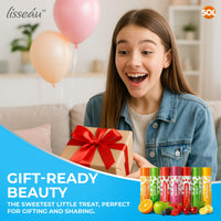 SOL 7pk Flavoured Lip Balm Set - Lip Balm Multipack with Vitamin E