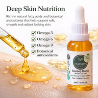 Nativilis Natural Essential Oils Nativilis Soursop Bio Oil, 30ml, 100% Natural Virgin Unrefined Brazilian Paw-Paw Oil for Skin and Hair