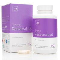 vP Vitality Pro Trans Resveratrol Supplements, 90 Capsules - 500 milligrams Pure Trans Resveratrol Powder for Vitality & Immunity Support - Vegan Dietary Supplements