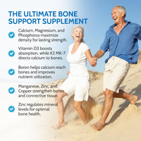 Health4All Densiboost Bone Health Remineralisation Complex, 60 Capsules, with Calcium