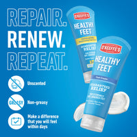 O'Keeffe's Healthy Feet 80ml & Healthy Feet Exfoliating 80ml (Twin Pack)