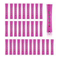 Honicemar 30 Pcs Perm Rollers Set for Long & Short Hair - 0.74 Inch Large Cold Wave Rods, DIY Curling Tools for Natural Hairstyles, Hair Curling Rods for Home or Salon Styling